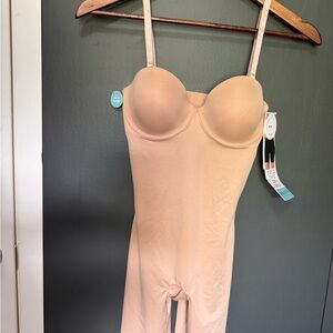 SPANX Cream Shapewear Intimates with Seamless Support